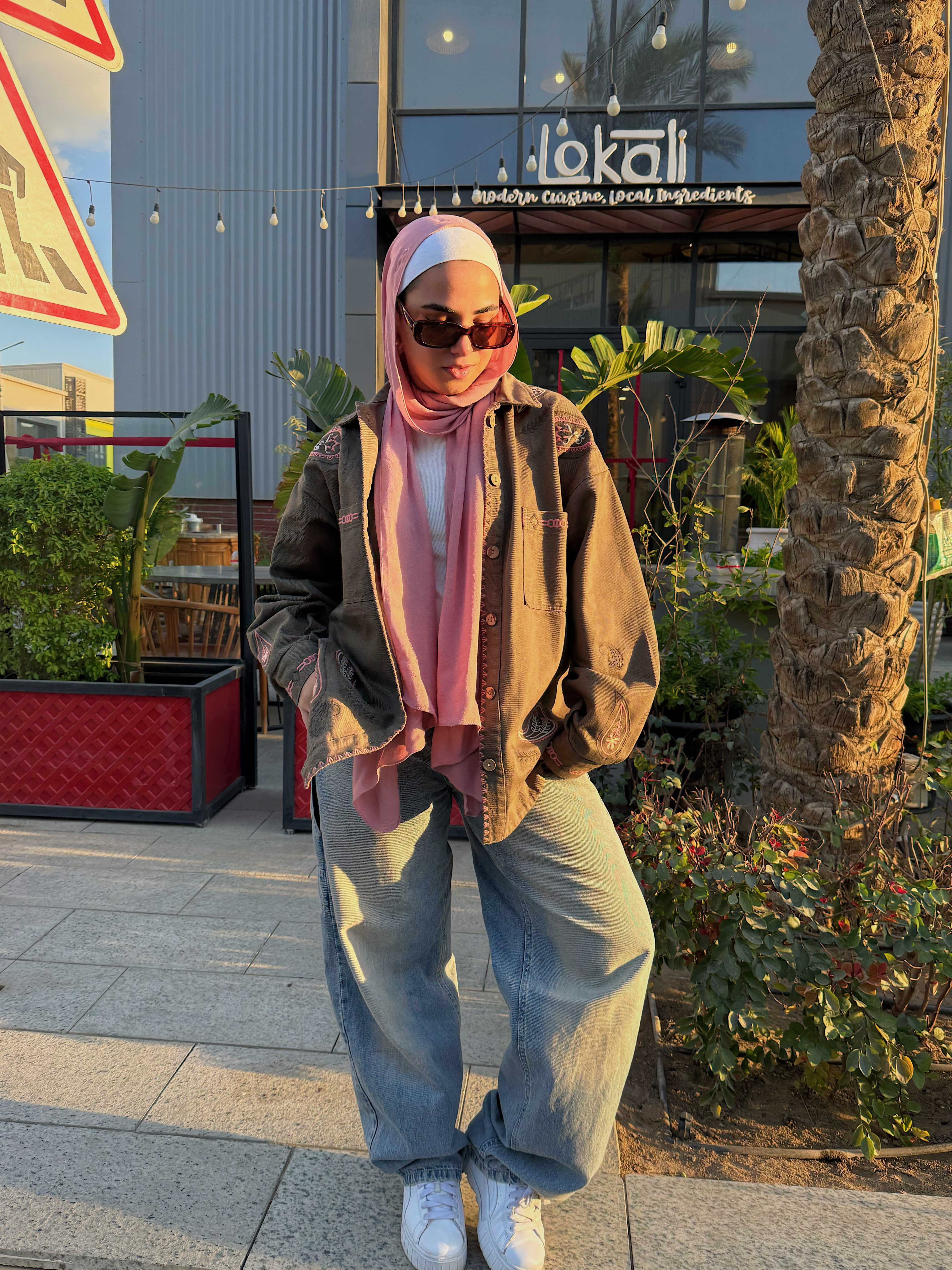 Image of Olive Gabardine Jacket – Sophisticated, and Timeless